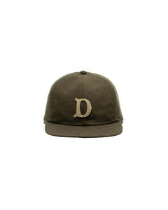 H W Dog Co: D Baseball Cap - Khaki