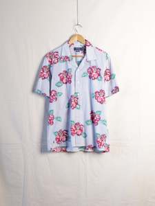 Mens Shirting: Polo Ralph Lauren - Floral Seersucker Vacation Shirt