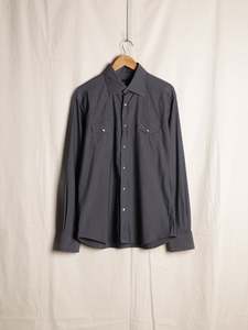 Mens Shirting: Crane Brothers - Stretch Poplin Western Shirt