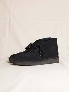 Recycle Footwear: Clarks - "Desert Coal" Suede Wedge Boot
