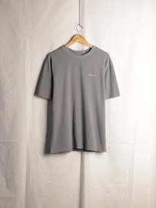 Mens Sweats Hoods: Checks Downtown - Peached Cotton Wordmark Tee