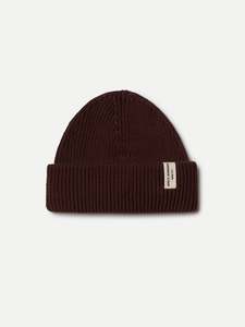 KBN01 Organic Cotton Beanie - Chocolate