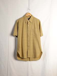 Mens Shirting: Pendleton - 60s Check Wool S/S Shirt