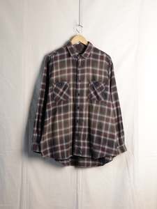Sugar Cane for BEAMS - Sun Faded Flannel Work Shirt