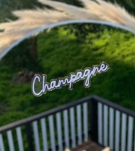 Products: Champagne neon sign