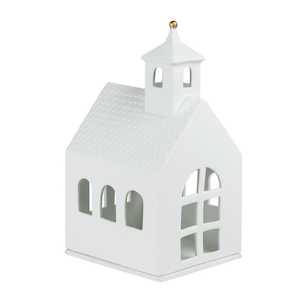 Lighting: Porcelain Tealight House- Large Chapel
