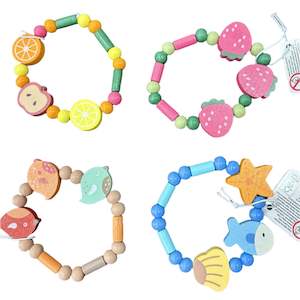 children: Pretty Wooden Bracelets - Assorted