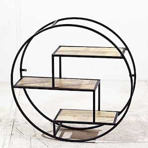 Furniture: Edna Round Shelf Unit
