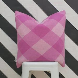 Hello Friday: Hello Friday Cushion Cover - Violet Check (SALE)