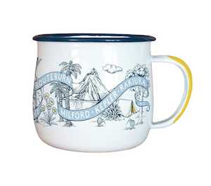 Tanya Wolfkamp: Tanya Wolfkamp Enamel Mug - Great Walks