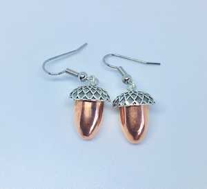 Rainey Design: Copperhead Acorn Earrings