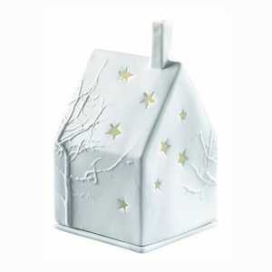Rader Porcelain Houses: Porcelain Tealight House - Branch Star