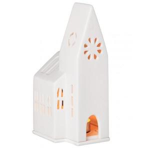 Rader Porcelain Houses: Porcelain Church Tealight Holder - small
