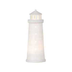 Rader Porcelain Houses: Porcelain Lighthouse LED Light