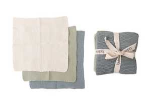 Tea Towels Dishclothes: Eco Knitted Dishcloth Set (3 pack)