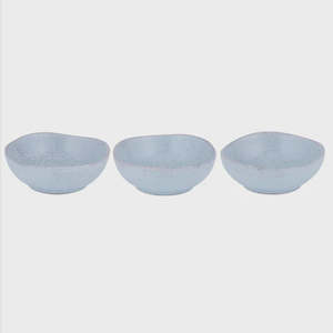 Plates Platters And Bowls: Artisan Blue 3pce Mini Bowl Set