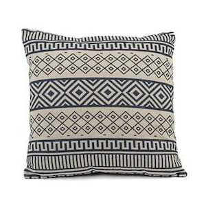 Cushions And Throws: Aztec Cushion Blue (SALE)
