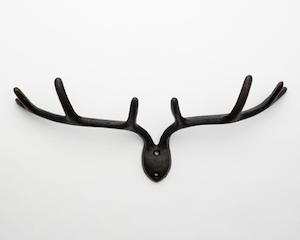 Cast Iron Full Antler Hooks