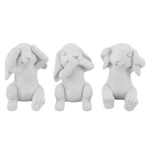 Ceramics: Ceramic Rabbits - set of 3