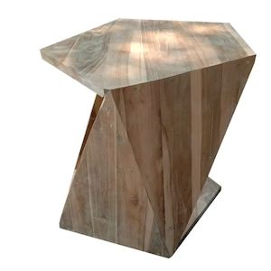 Furniture: Teak side table - natural (SALE)