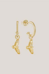 Soar Hoop Earrings - Gold