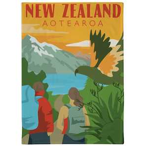 South Island Tramping - Tea Towel