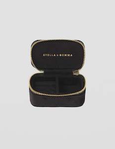 Gifts Under 30: Jewellery Box Small Black Velvet