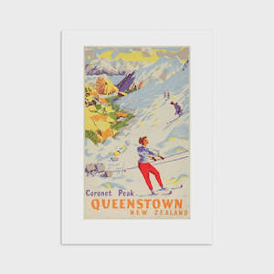 Coronet Peak, Queenstown - Tourist Print
