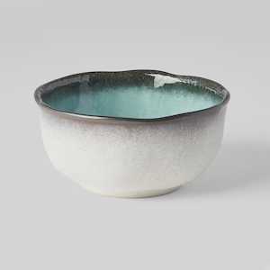 Sky Blue Round Uneven Bowl