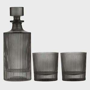 Cyrus Charcoal 3pc Whiskey Set