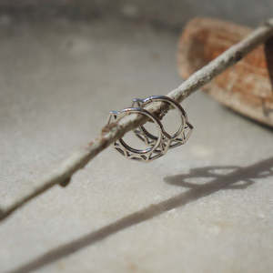 Sterling Silver Niho Huggies