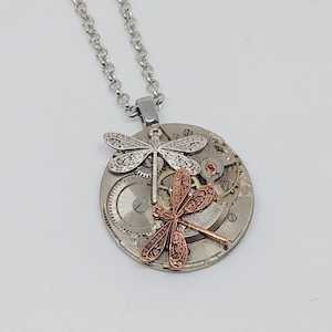 Steampunk Dragonfly Pendant