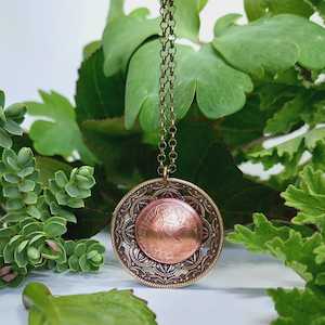 Rainey Design: Garden Circle Double-Sided Pendant