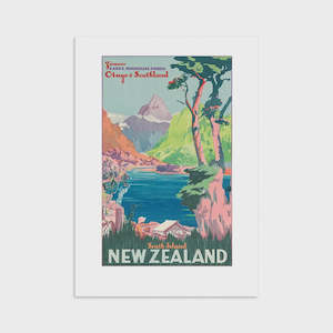 South Island NZ - Tourist Print