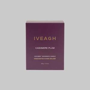 Candles And Diffusers: Iveagh Beeswax Candle - Cashmere Plum