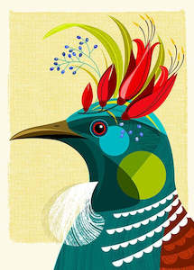 Ellen Giggenbach: Tui with Flower Crown - Ellen Giggenbach