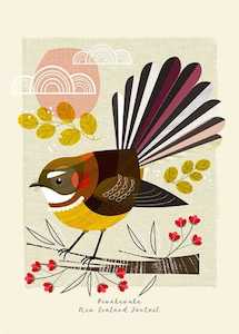 Piwakawaka, Small Birds of NZ - Ellen Giggenbach