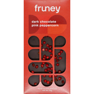 Dark Chocolate & Pink Peppercorn bar