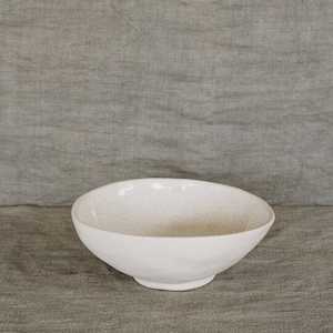 Ceramics: Ceramic Round Bowl - Oatmeal