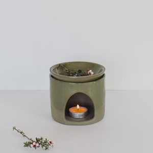 Ceramic Oil Burner - Sage