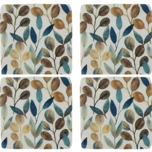 Keanu Leaves Resin Coasters- set of 4