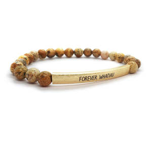 Little Taonga: Gemstone bracelet - Picture Jasper