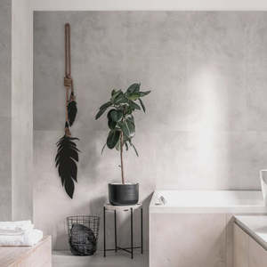 Lisa Sarah Steel Art: Hanging Feathers Large - Steel Wall Art