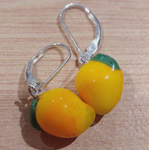 Rainey Design: Mango Drop Earrings