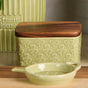 Clover Leaf Butter Dish