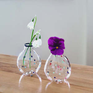 Handblown Glass Bud Vases