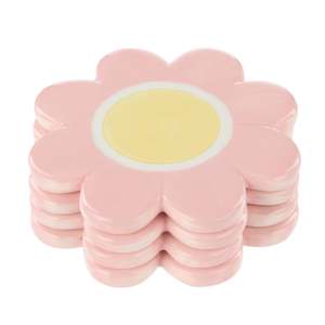 Posey Flower Coasters - Set of 4