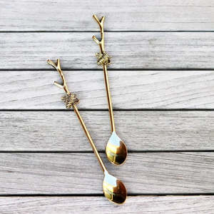Branch and Bee Long Spoon
