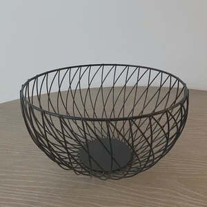 Mika Fruit Bowl - Black