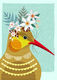 Kiwi with Flower Crown - Ellen Giggenbach
